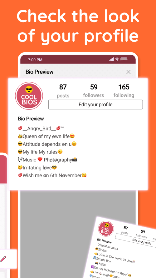 Cool Bio Quotes Ideas screenshot 6