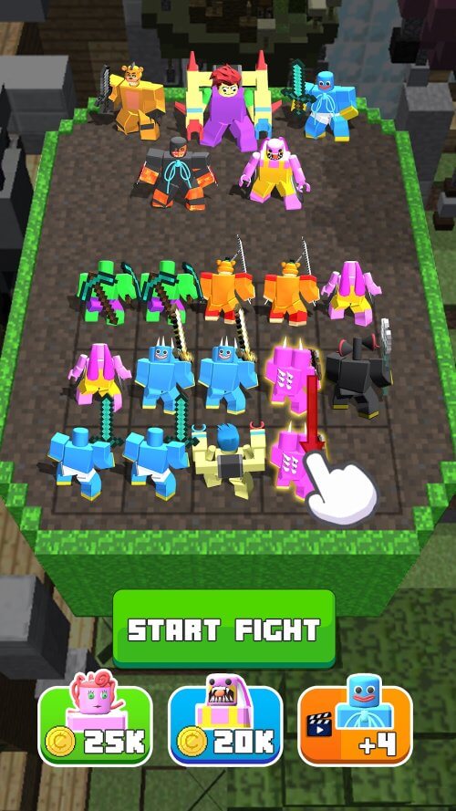 Craft Merge Battle Fight screenshot 6