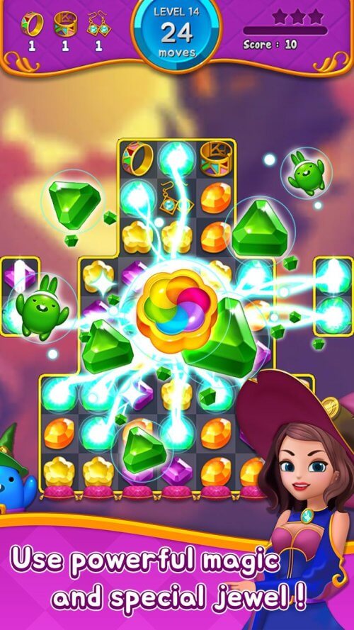 Jewel Witch – Match 3 Game screenshot 7