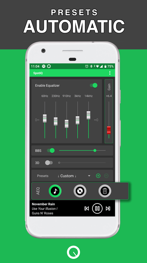 SpotiQ: Equalizer Bass Booster screenshot 7