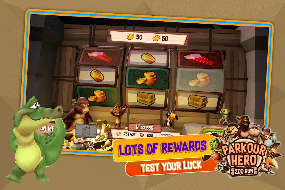Parkour Hero – Animal Runner 3 screenshot 7
