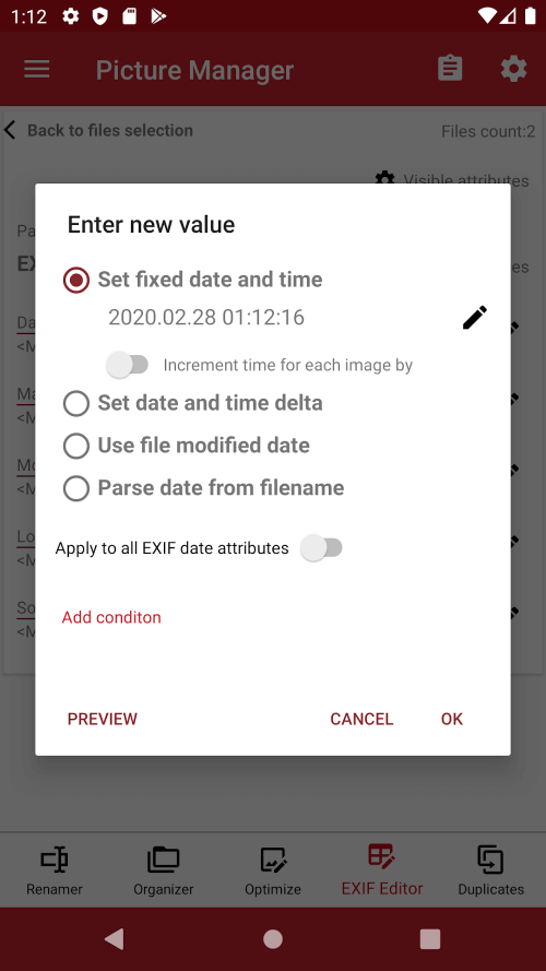 Rename & Organize with EXIF (Batch Rename and Organize) screenshot 7