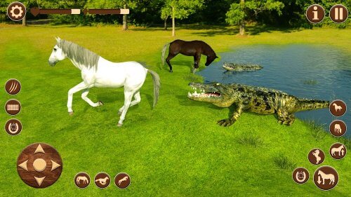 Wild Horse Riding Sim: Racing screenshot 7