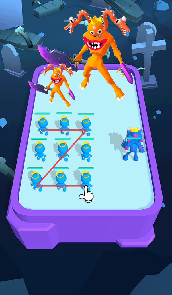 Monster Rampage: Merge Rainbow screenshot 7