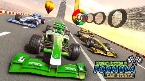Formula Car Racing Stunts Ramp screenshot 7