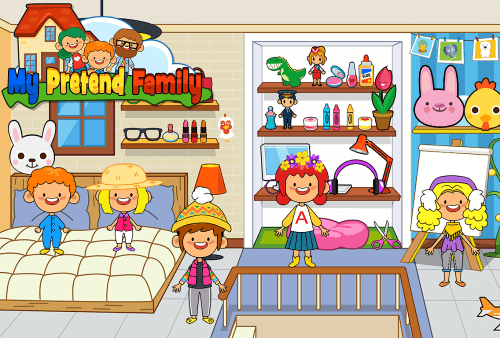 My Pretend Home & Family Town screenshot 7