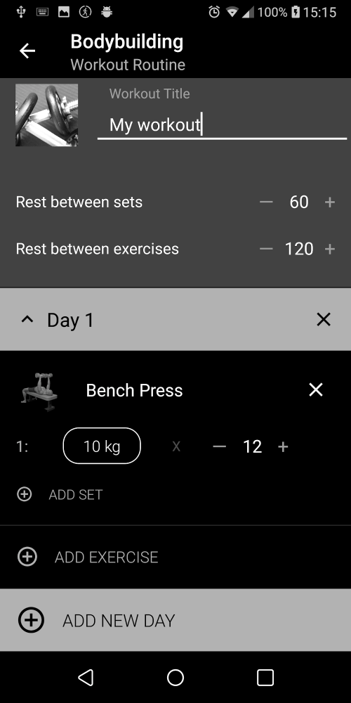 Bodybuilding. Weight Lifting screenshot 7
