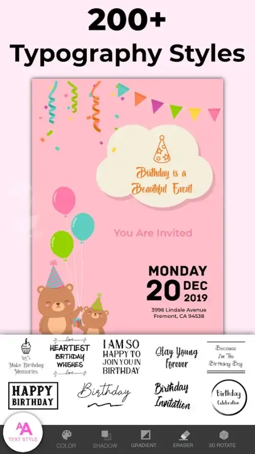 Invitation Maker screenshot 7