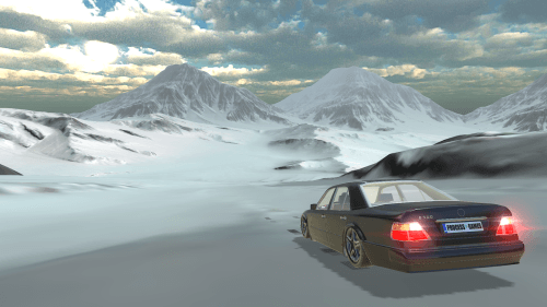 Benz E500 W124 Drift Simulator screenshot 7