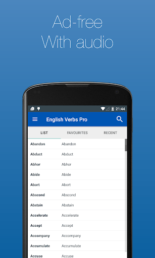 English Verb Conjugator Pro MOD screenshot 1