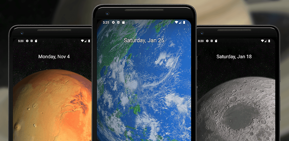 Planets 3D Live Wallpaper screenshot 1