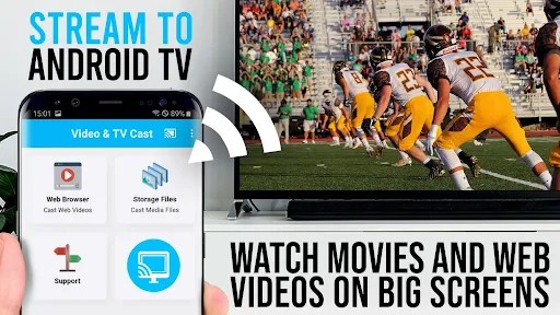 TV Cast for Android TV MOD screenshot 1