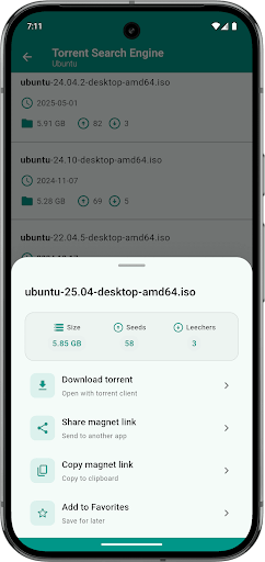 Torrent Search Engine MOD screenshot 3