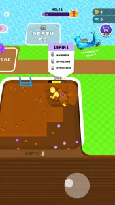 Dig Deep (MOD, Unlimited Coins/Gems) screenshot 3
