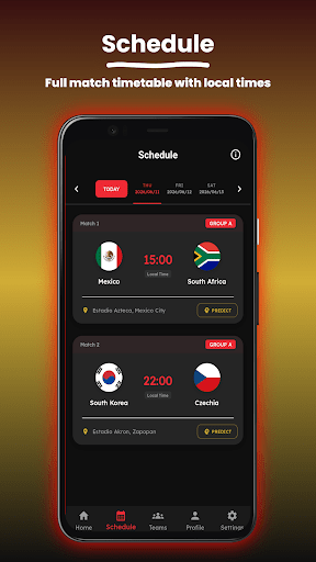 World Cup 2026: Match Schedule screenshot 4
