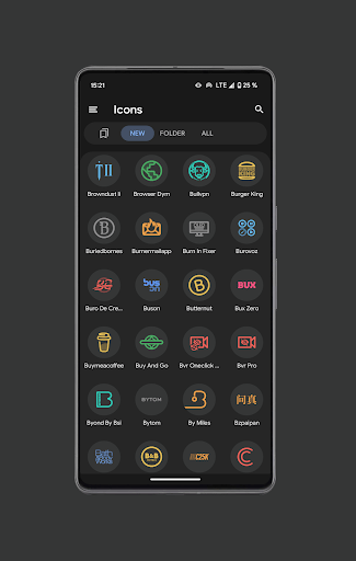 Pix Material Dark Icon Pack screenshot 4
