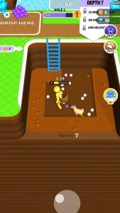 Dig Deep (MOD, Unlimited Coins/Gems) screenshot 6