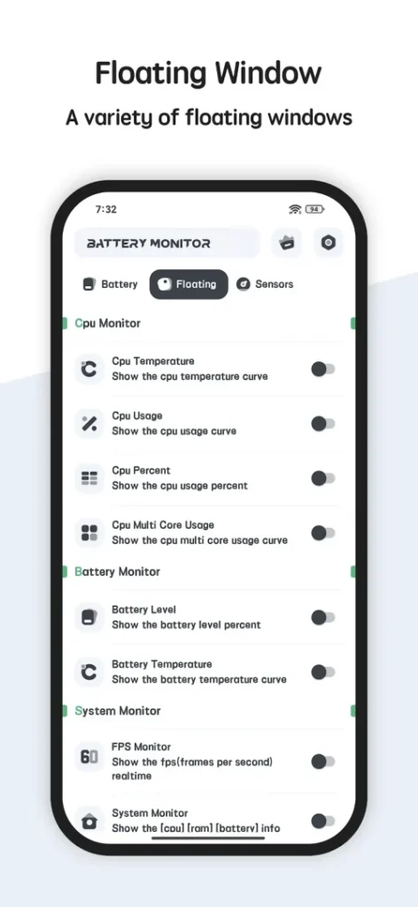 Battery manager and monitor screenshot 6
