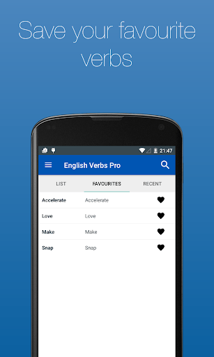 English Verb Conjugator Pro MOD screenshot 6