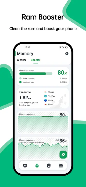 System Monitor Cpu Ram Battery screenshot 7